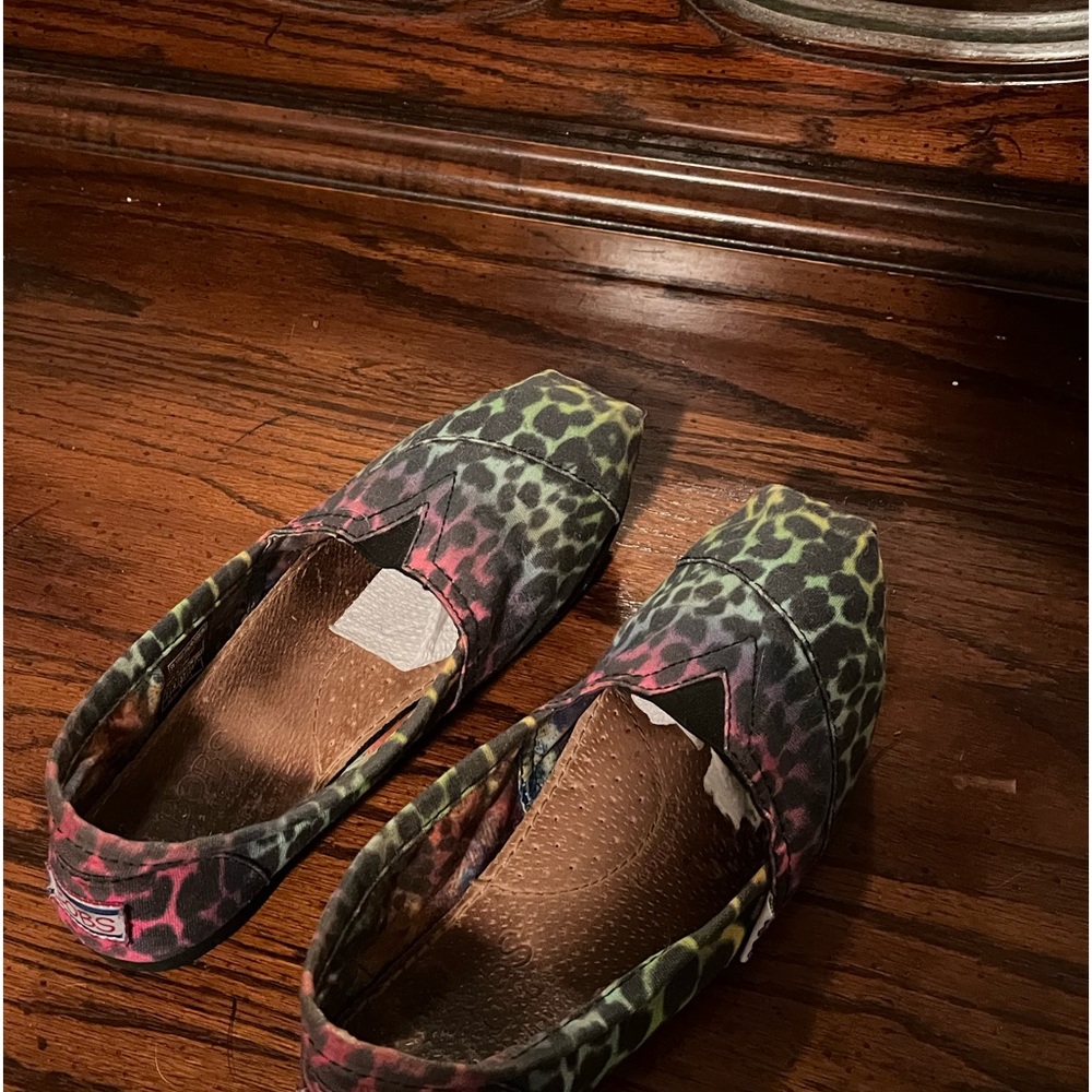 Boba Skechers party flats. Multicolor